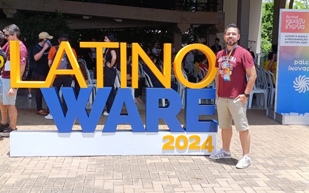 Estudiante Hugo Ramón Lisboa, participó en el prestigioso evento Latinoware 2024